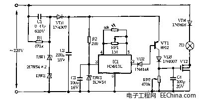 热释电红外传感器楼道照明灯开关电路设计分析
