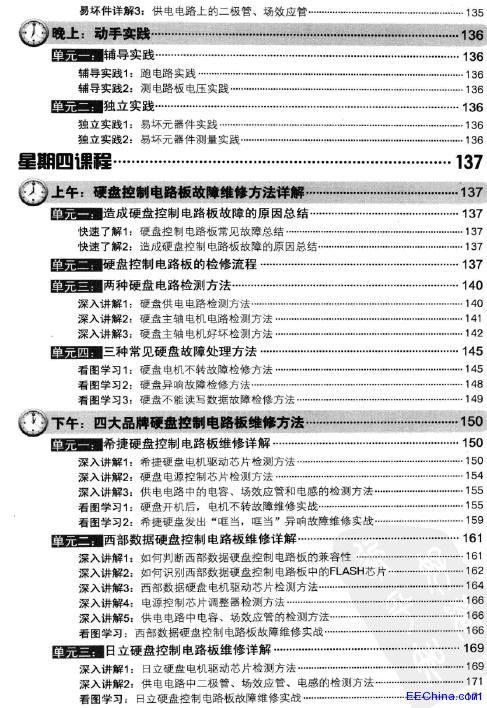 新手3周学通硬盘芯片级维修
