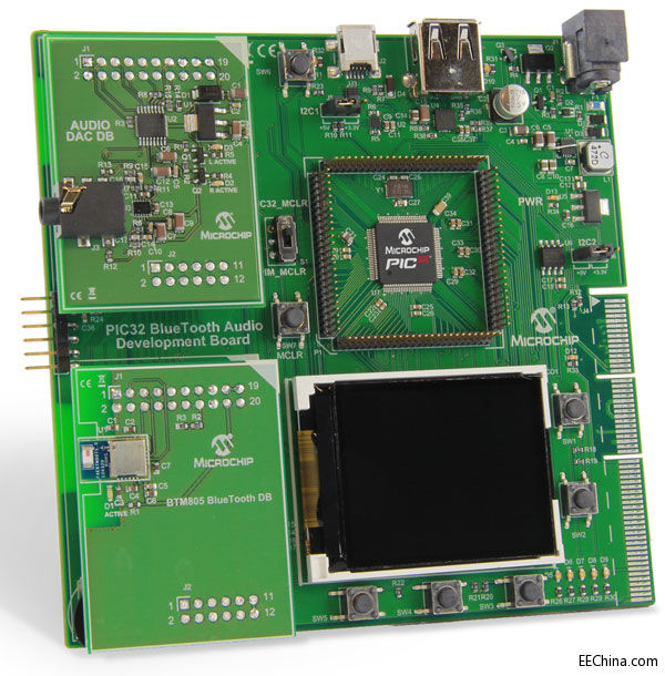 Microchip推出PIC32 Bluetooth音频开发工具包