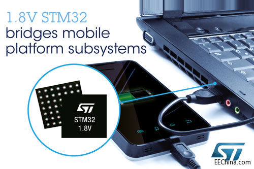 ST推出1.8V STM32微控制器，可连接移动平台子系统