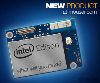 贸泽开始供应Intel Edison超小型电脑