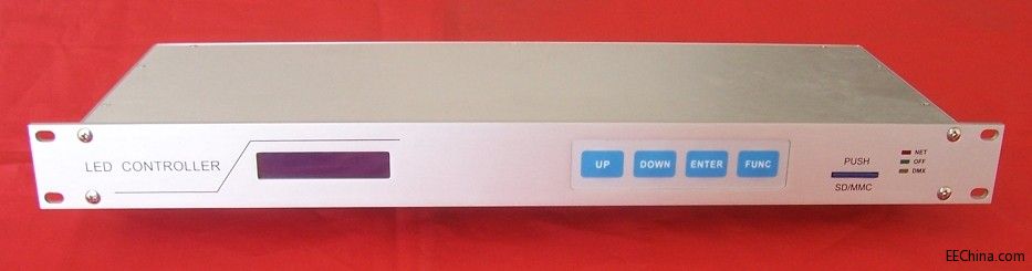 DMX512灯光控制系统。控制器
