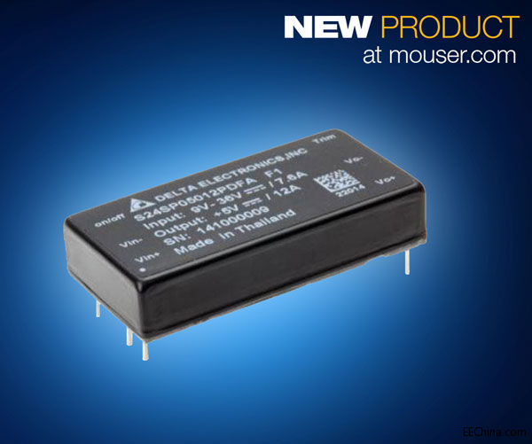 Mouser供货Delta S24SP单输出DC/DC转换器