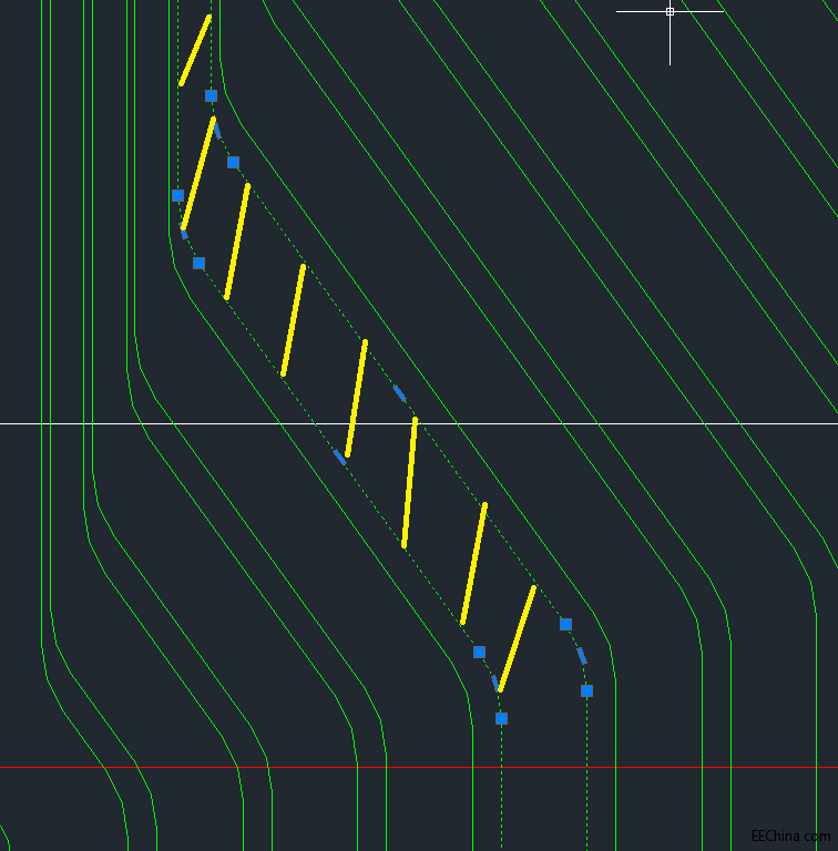 PCB中怎么实现线宽渐变的走线方式