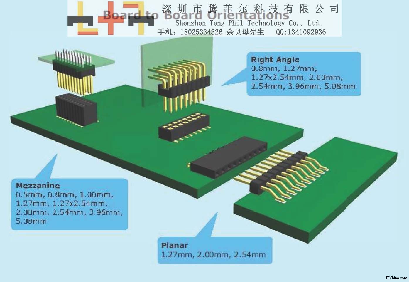 排针排母板对板连接器方案参考
