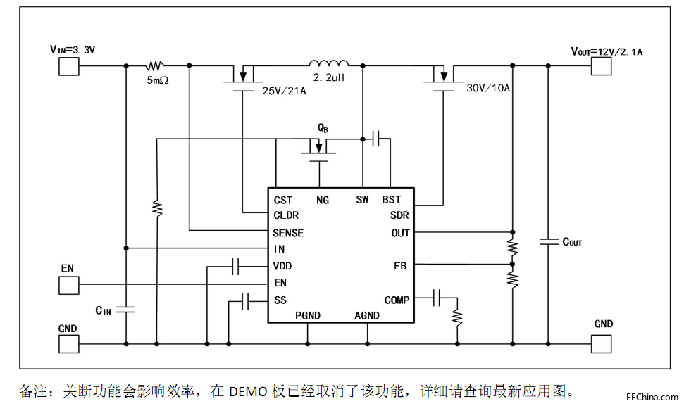 自动调频大功率同步升压芯片 ZCC9428