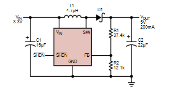 ZCC1613 1.4MHz SOT23-5单节电池DC/DC转换器 替代LT1613