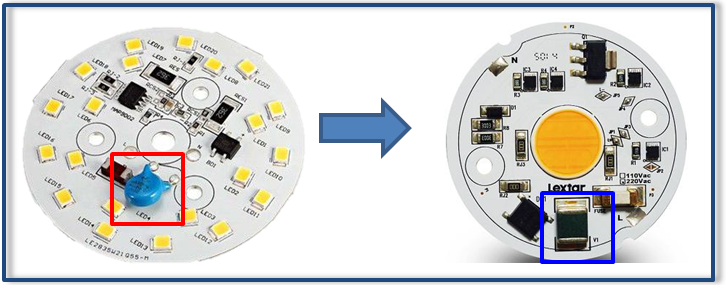 LED专用叠层贴片压敏电阻