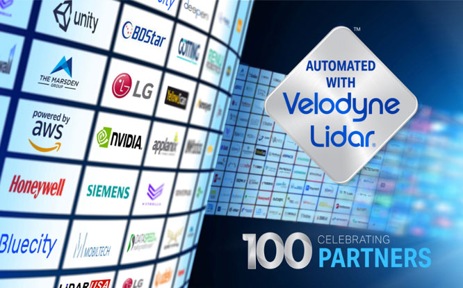 Automated with Velodyne项目的生态合作伙伴扩大到100家