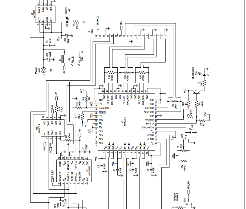 MAX3815 DVI/HDMI硬件设计资料