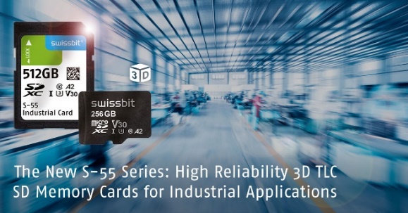 Swissbit 发布 S-55 和 S-58 系列，扩展 SD 存储卡产品线