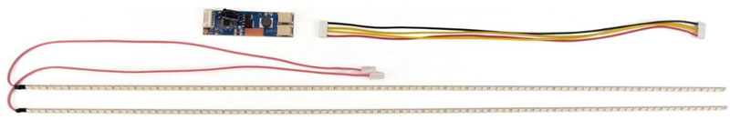 用于 LED 更换或 CCFL 转换的通用 Cut-To-Fit LED 背光套件