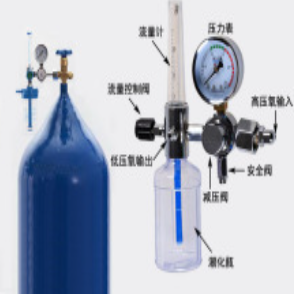 氧气流量实时监测装置的氧气吸入器