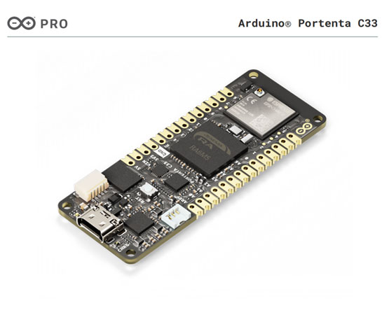 e络盟现货供应新款Arduino Pro Portenta C33单板机