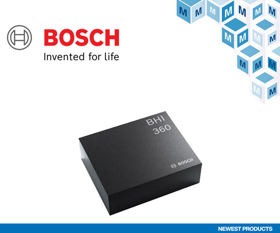 贸泽备货Bosch BMM350磁力计  为3D、虚拟和增强现实、室内导航等领域提供支持