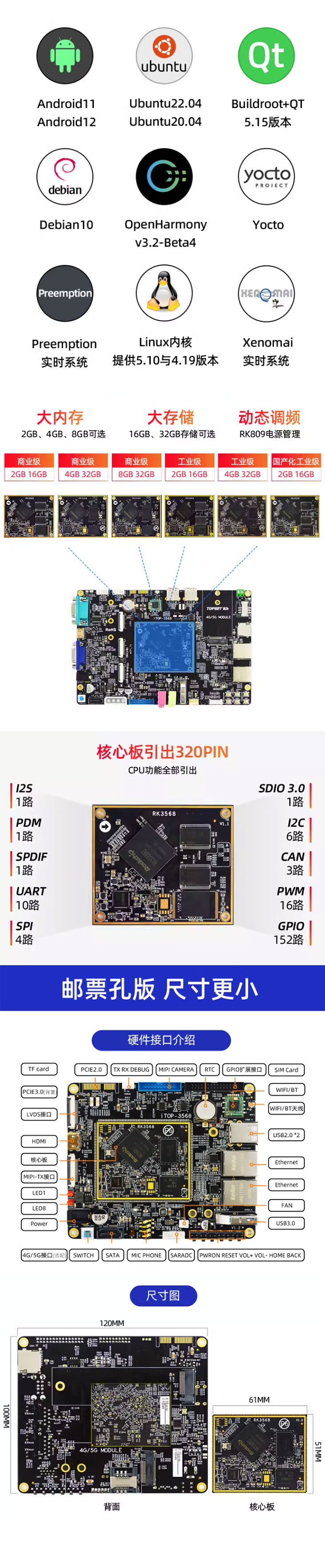 迅为RK3568开发板瑞芯微人工智能AI鸿蒙Linux安卓开发学习
