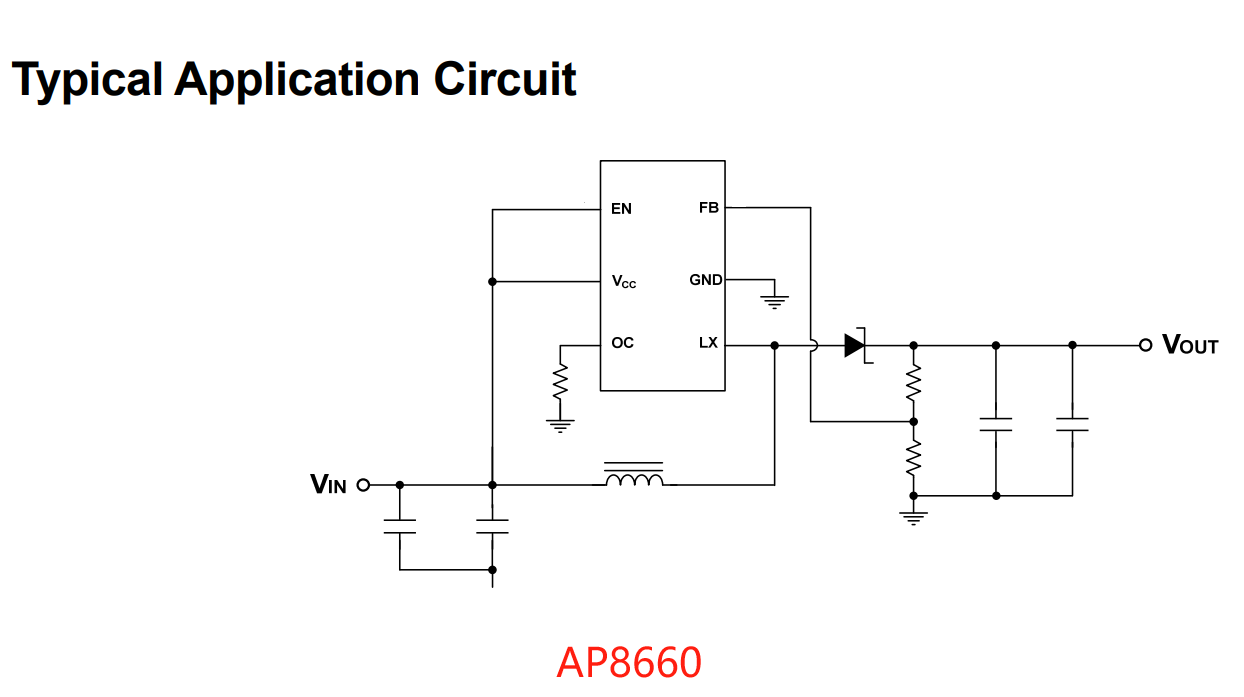 AP8660 DC-DC升压恒压芯片 PWM模式 内置24W 充电器方案