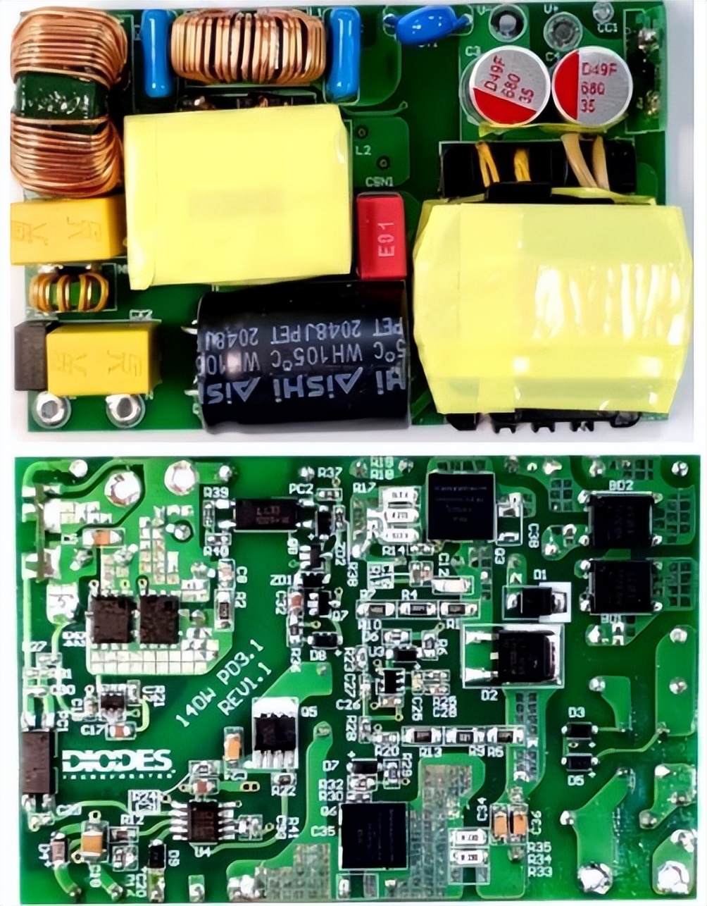 大联大友尚集团推出基于Diodes产品的140W PD3.1 GaN充电器方案