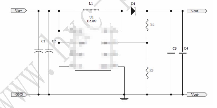 惠洋科技DC-DC升压恒压驱动3.7V5V7.4V升压12V18V24V大功率大电流芯片H6392
