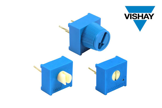 Vishay最新工业级3/8英寸方形单匝金属陶瓷微调器，优化PCB上的布局