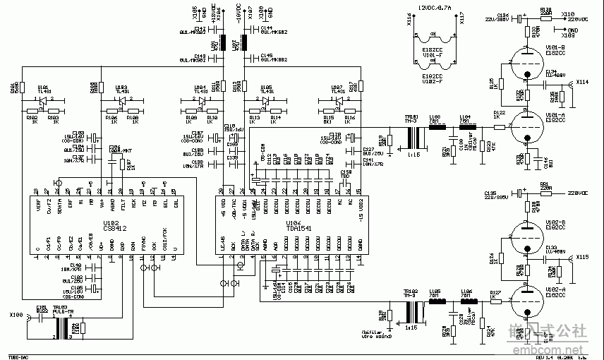经典胆机线路图集TDA1541NOS DAC--2.gif