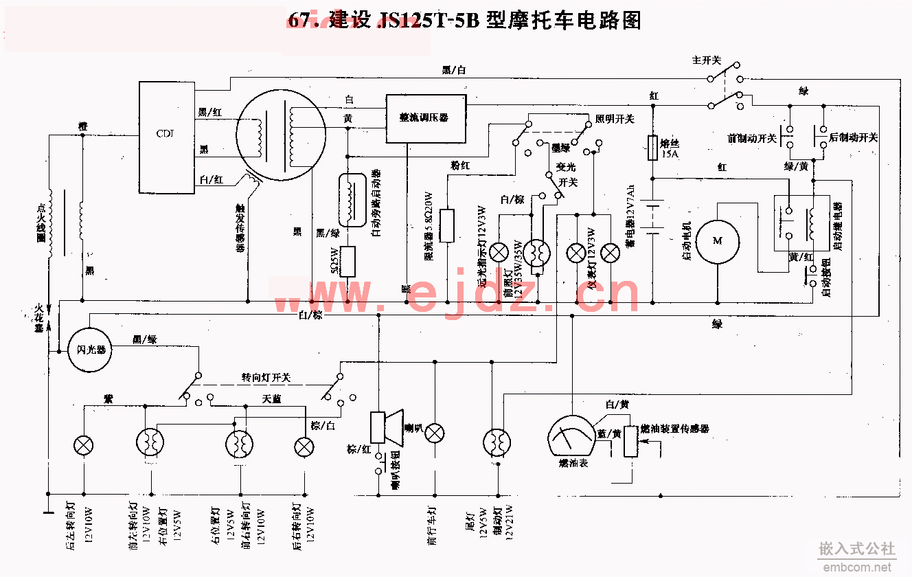 067建设JS125T-5B摩托车电路图.gif