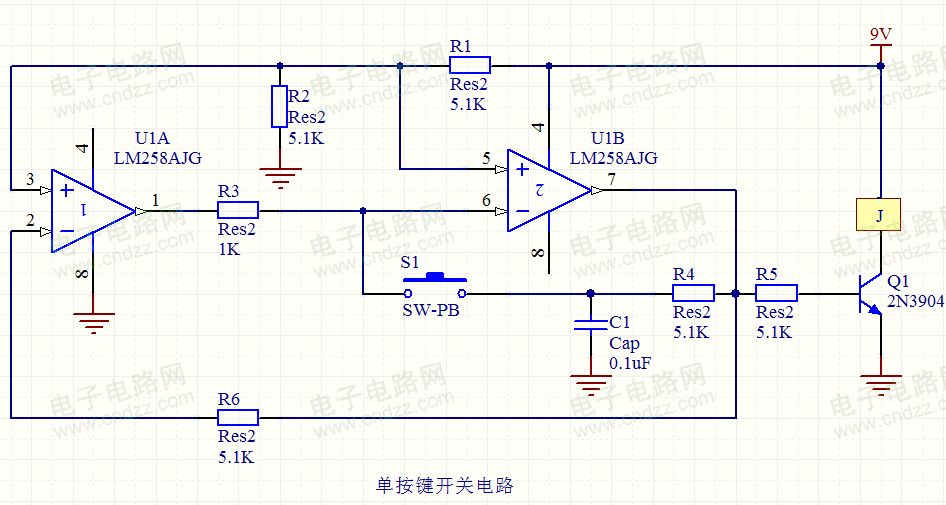 单按键开关电路.gif