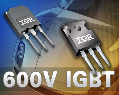 针对电动汽车和混合动力汽车的600 V车用IGBT系列（IR）