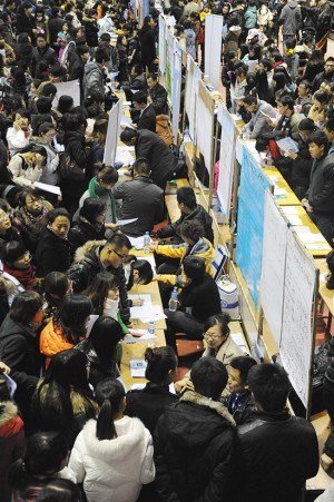 用人单位怪招揽才 为考验本科生挂牌“只招硕士”