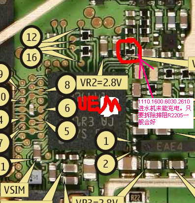 1110.1600.6030.2610进水机未能充电。只要拆除排阻R2205一般会好.jpg