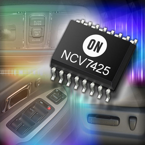 集成LIN+LDO收发器及双CAN收发器NCV7425/41（安森美）