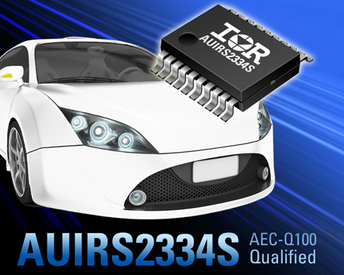 适合三相变频电机驱动应用的车用600V IC AUIRS2334S（IR）