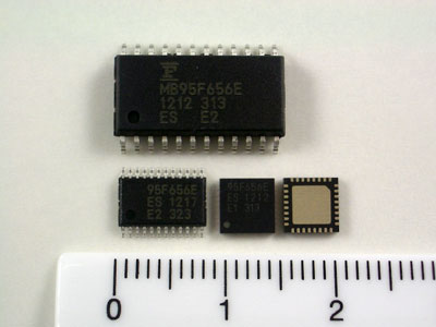 富士通推出宽电压双Flash MCU MB95650系列  具有宽工作电压和高精度ADC
