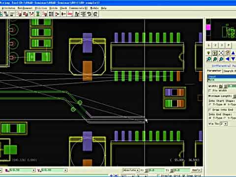 ZUKEN CR5000视频教程：differPair-Routing视频