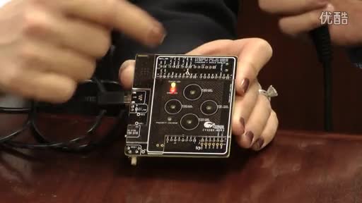 Cypress CapSense MBR3触摸感应按键、滑条解决方案视频
