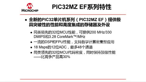 PIC32MZ EF——带FPU的嵌入式连接系列视频