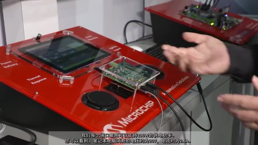 汽车中控的USB Type-C® PD多媒体集线器演示视频