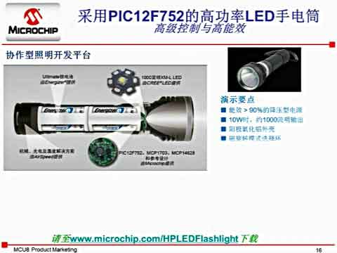 针对照明解决方案的PIC12F(HV)752/PIC16F(HV)753产品概览视频