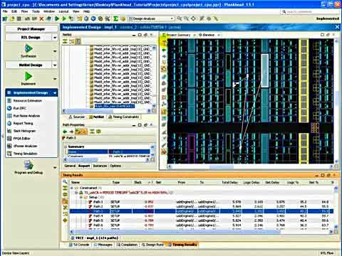 PlanAhead教程7：结果分析与底层规划视频